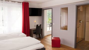 Comfort-Doppelzimmer | Bettwäsche aus ägyptischer Baumwolle, hochwertige Bettwaren