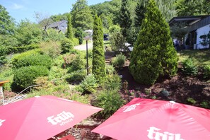 Blick von der Unterkunft