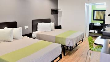 Soundproofing, free WiFi, bed sheets