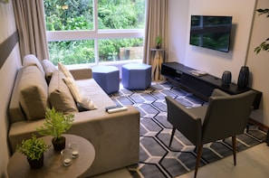 Apartment (307) | Living room | LED TV - Residencial Paradiso (Gramado)