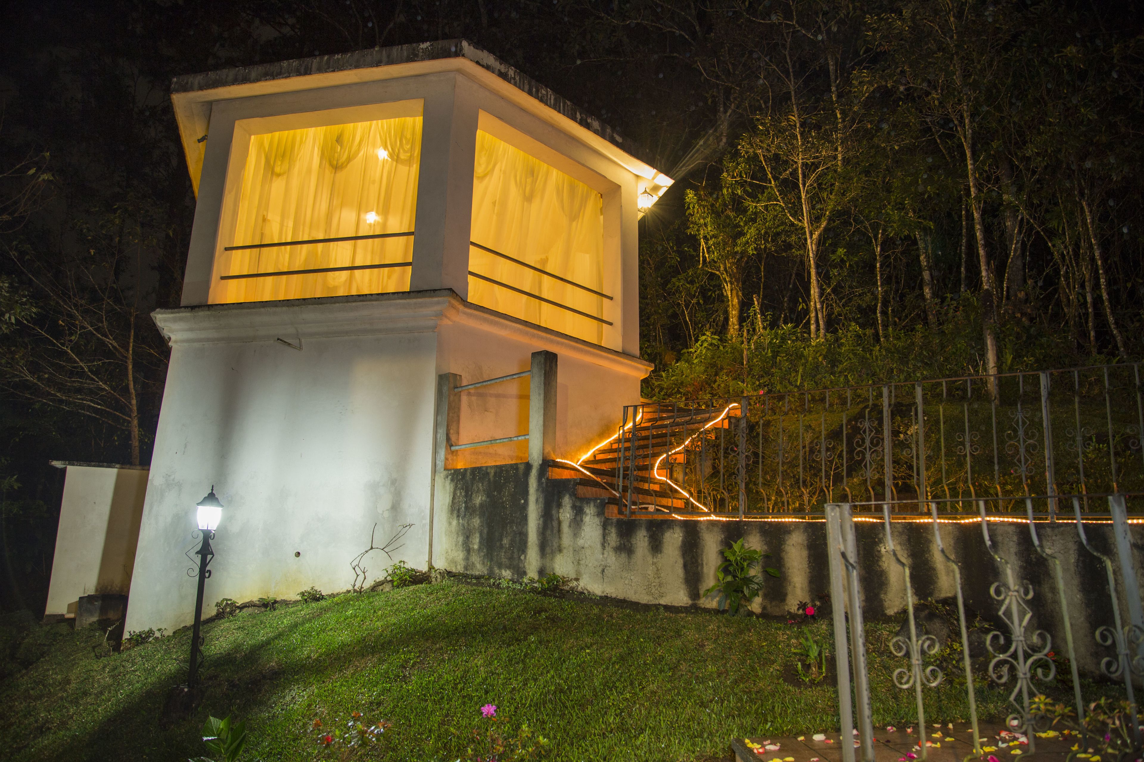 front of property – evening/night