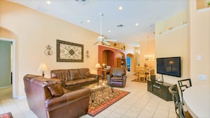 Apartment, Multiple Bedrooms | Living room | DVD player - Cinderella's Enchanted Palace (Kissimmee)