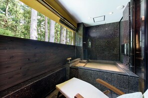 Precious Suite King Double | Bathroom | Separate bathtub and shower, deep-soaking bathtub, free toiletries