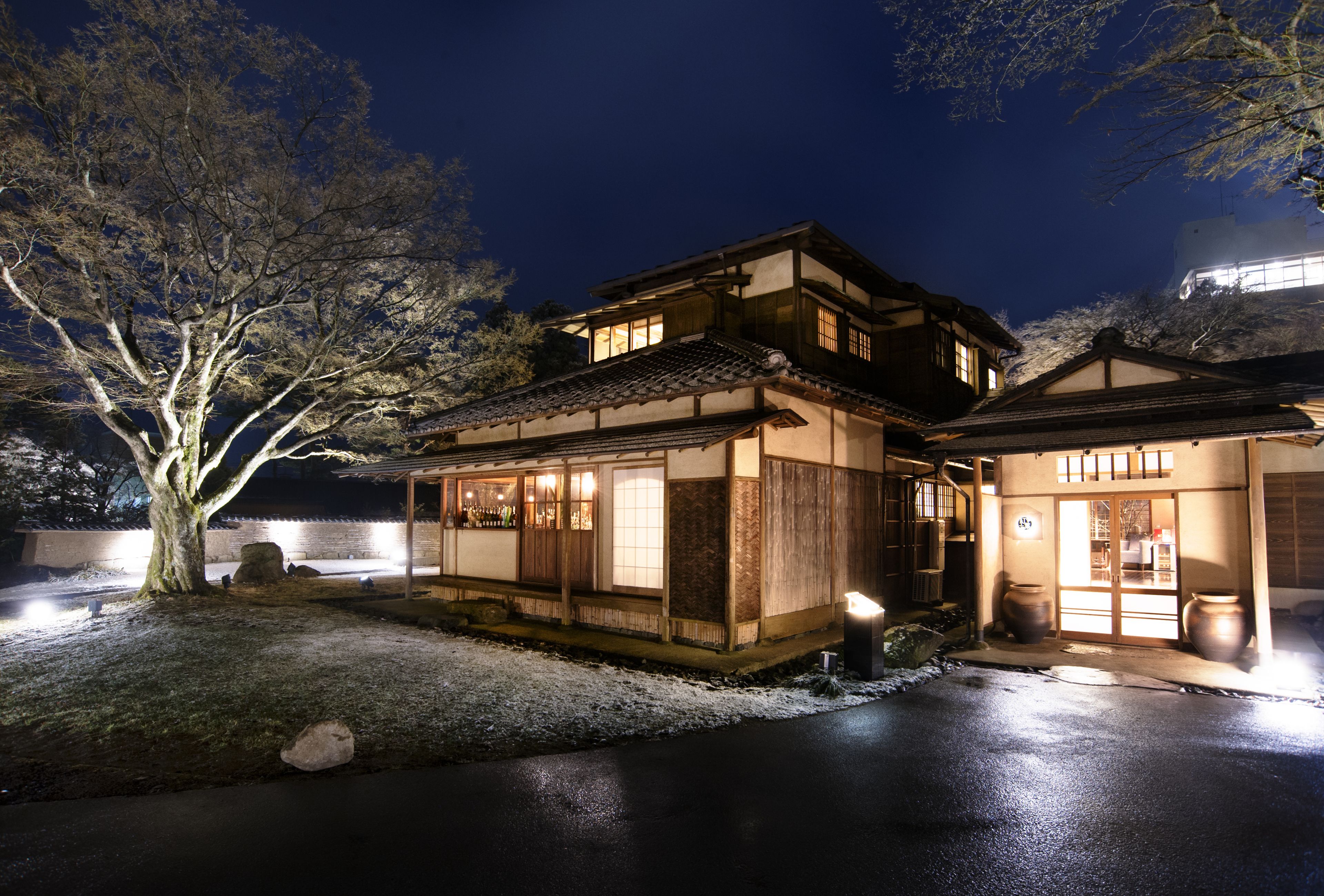 front of property – evening/night