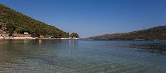 The beachfront secluded property, a full privacy, hugh garden and pine trees!