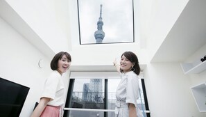 4th Floor Loft SORA (2 Single Bed + Sofa Bed (Double size)) | Down comforters, individually furnished, desk, soundproofing - La Krasse Sumida (Tokyo)