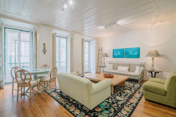 TV, DVD player, books