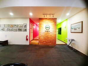 Sitteområde i lobbyen