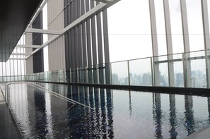 Indoor pool, outdoor pool