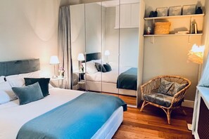 2 chambres, fer et planche à repasser, Wi-Fi, draps fournis