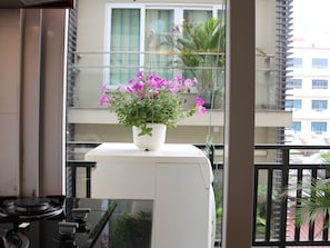 Deluxe Apartment, 1 Bedroom, Balcony | Balcony