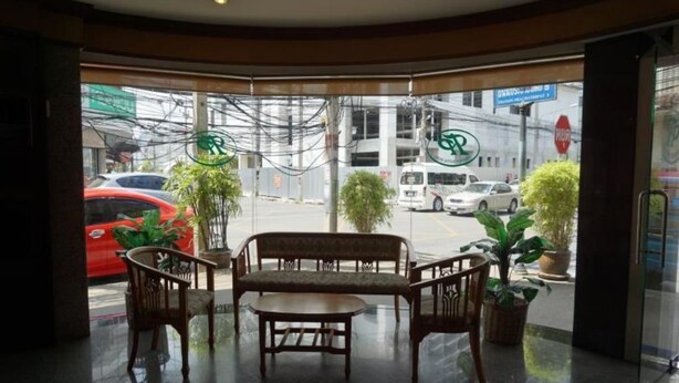 Sala de estar en el lobby