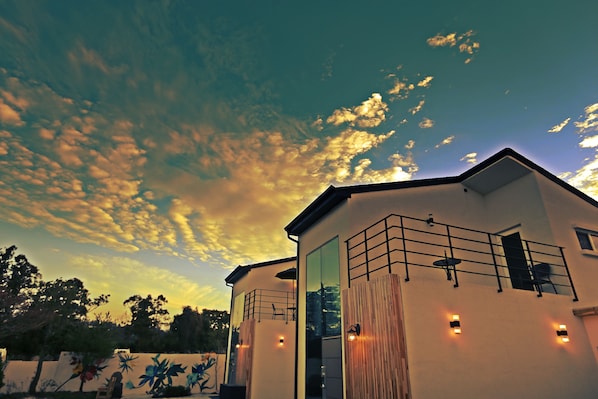 Exterior detail - The Ocean Pension (Jeju City)