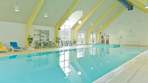 Indoor pool, a heated pool