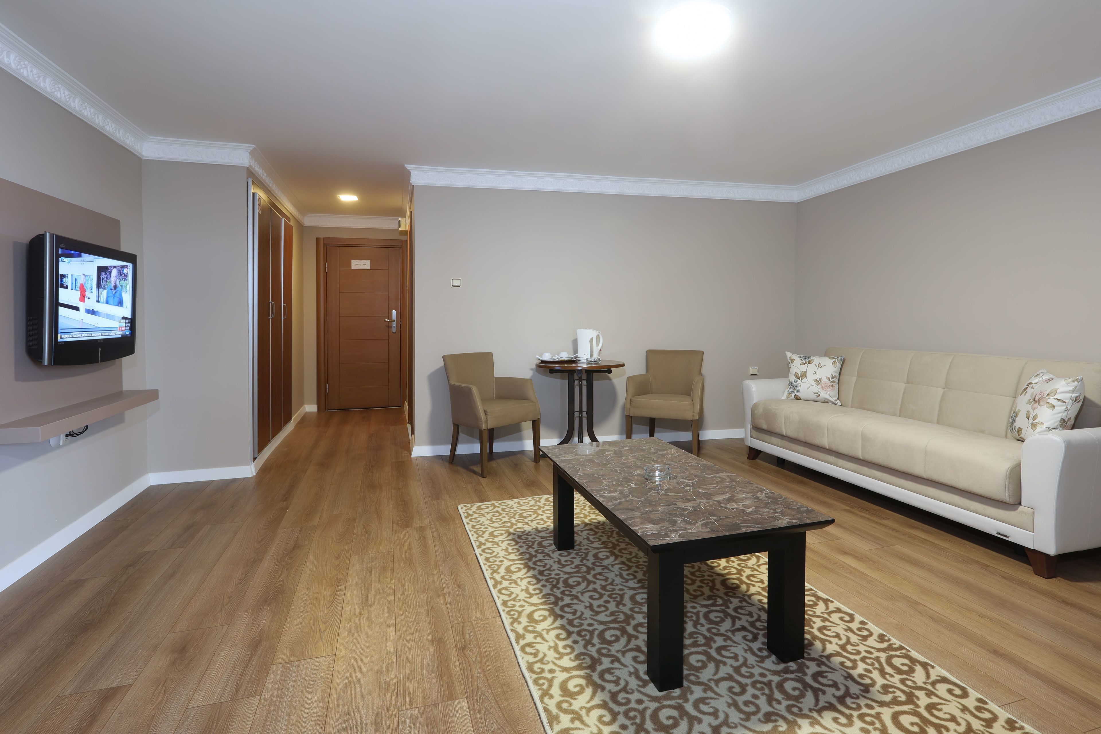 basic suite | living area | lcd tv