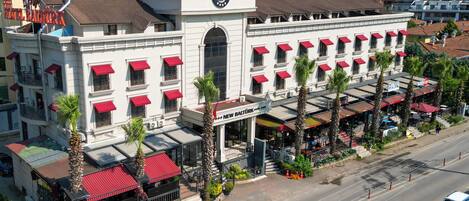 Fachada de la propiedad