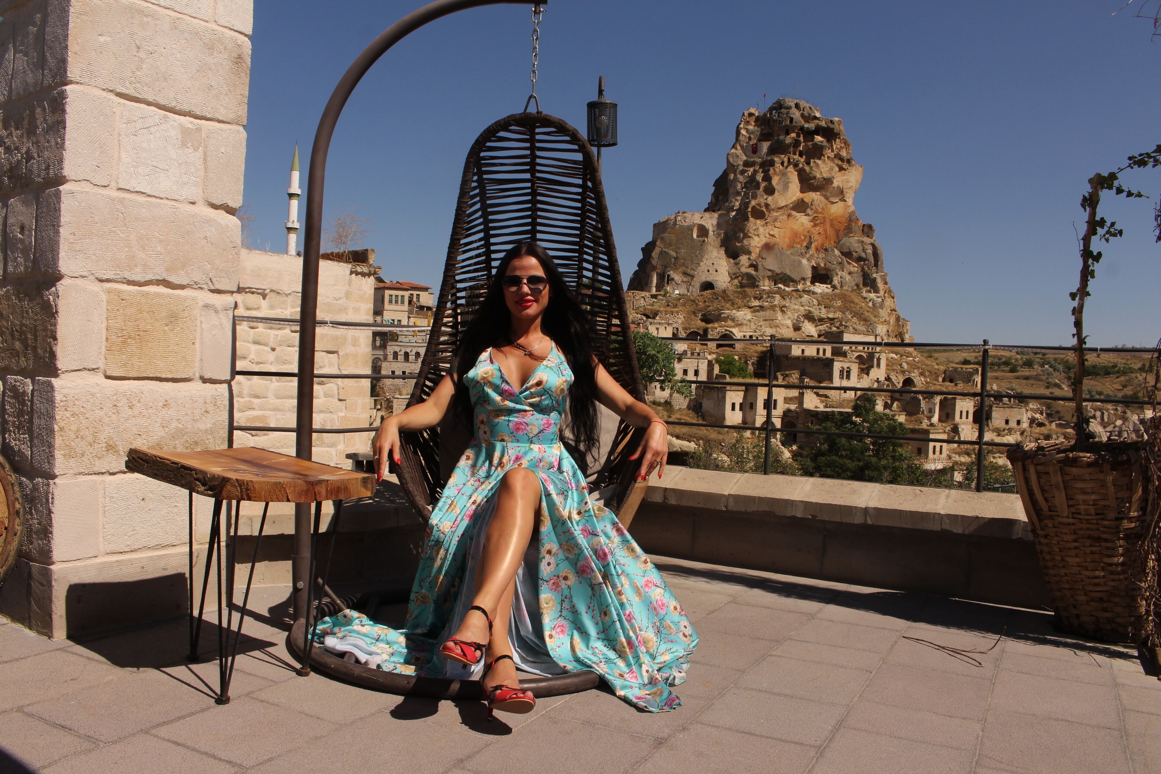 outdoor banquet area