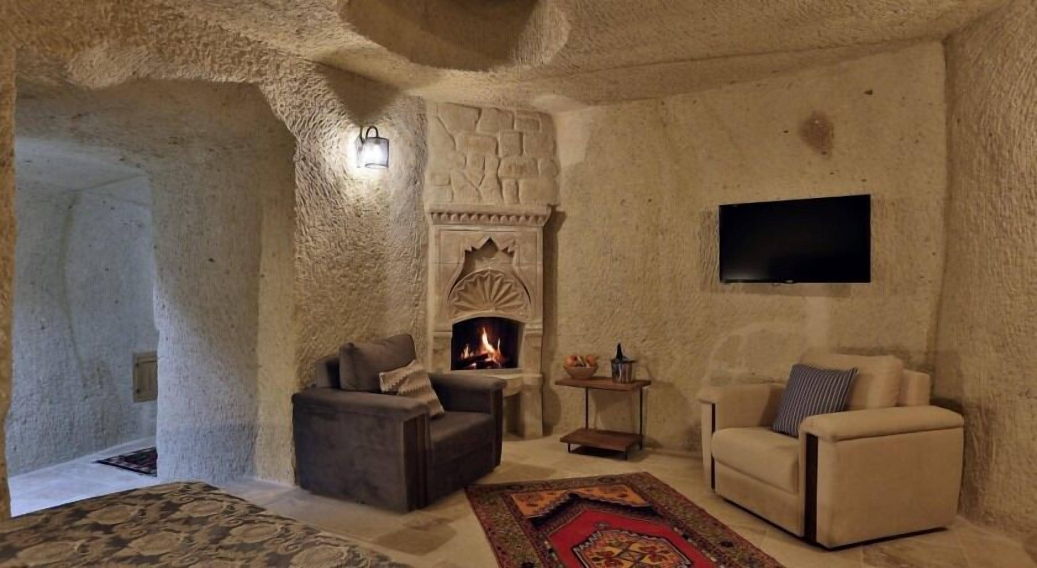 deluxe room | living area | led tv