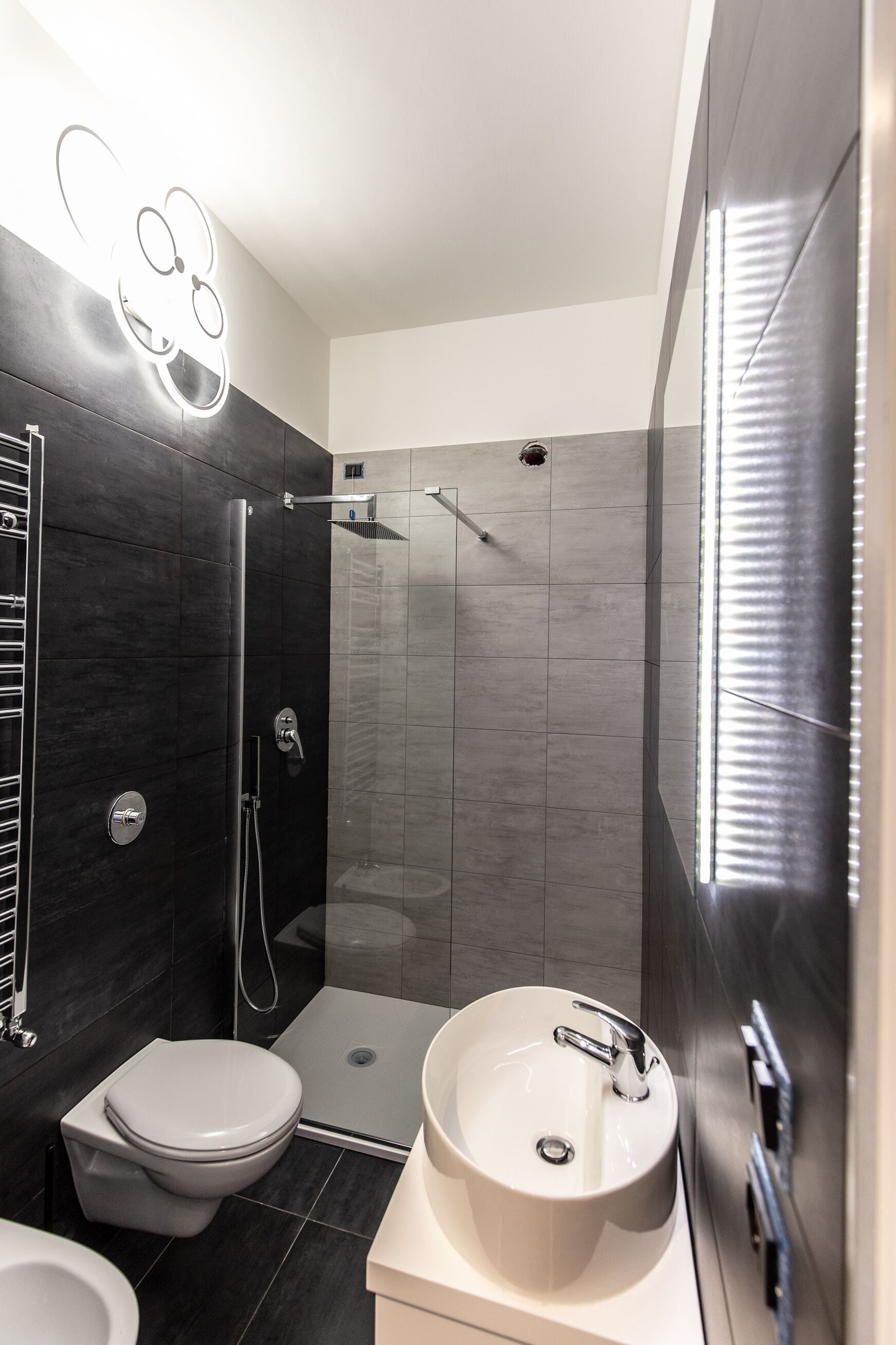 free toiletries, hair dryer, slippers, towels