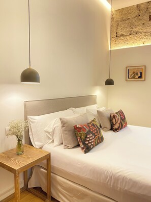 Dobbeltrom – deluxe (Habitación Doble Deluxe Interior) | Skrivebord, blendingsgardiner, strykejern/-brett og wi-fi (inkludert)