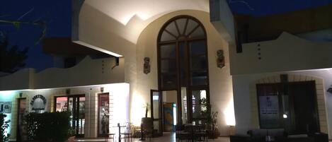 Front of property - evening/night