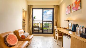 49-inch flat-screen TV with cable channels, TV