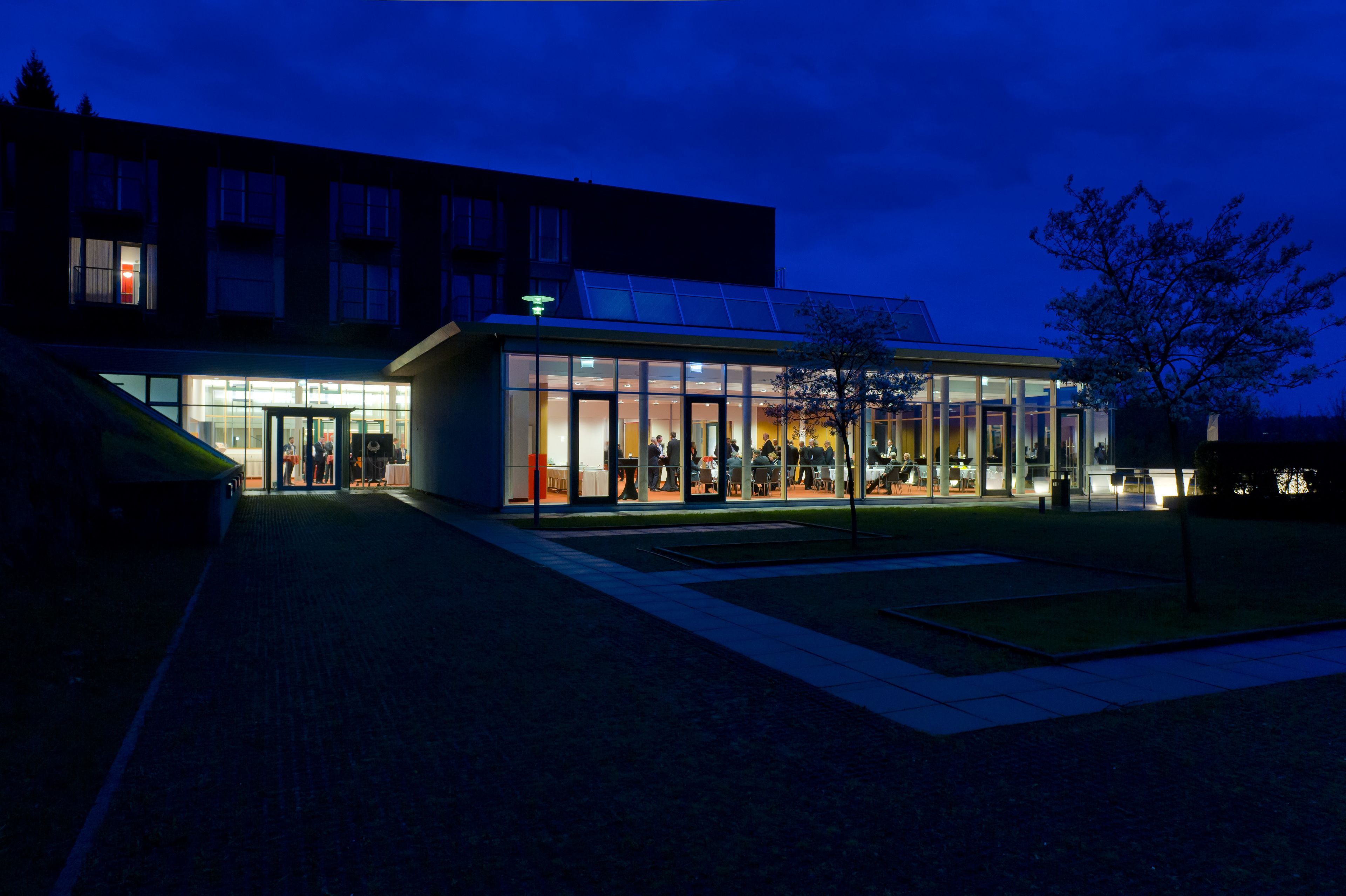 front of property – evening/night