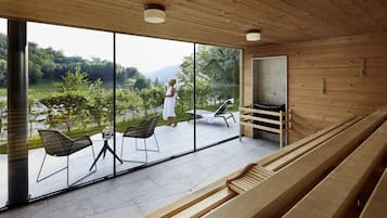 Salas de tratamiento para parejas, sauna y baño de vapor