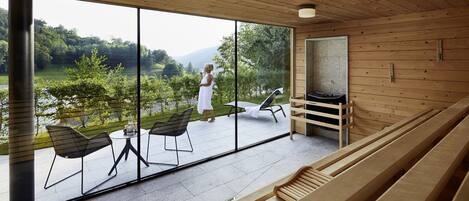 Behandlingsrom for par, badstue, dampbad og kroppsbehandlinger