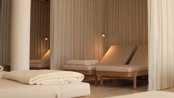 Behandlungsräume für Paare, Sauna, Dampfbad, Körperbehandlungen