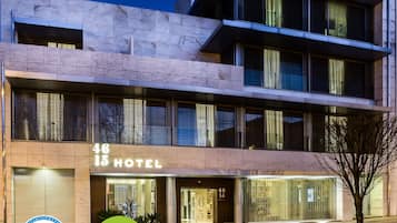 Front of property – evening/night