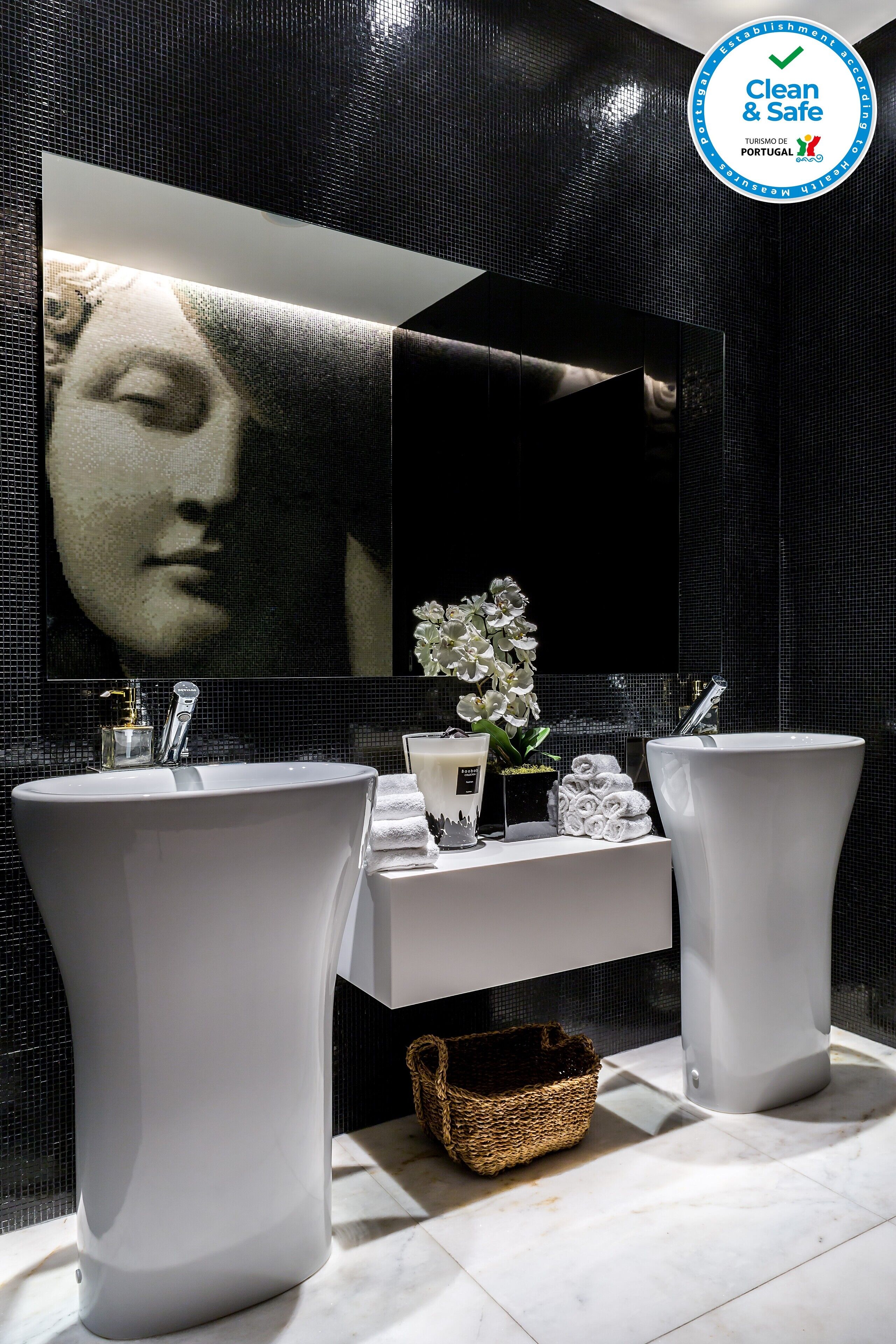 free toiletries, hair dryer, bidet, towels