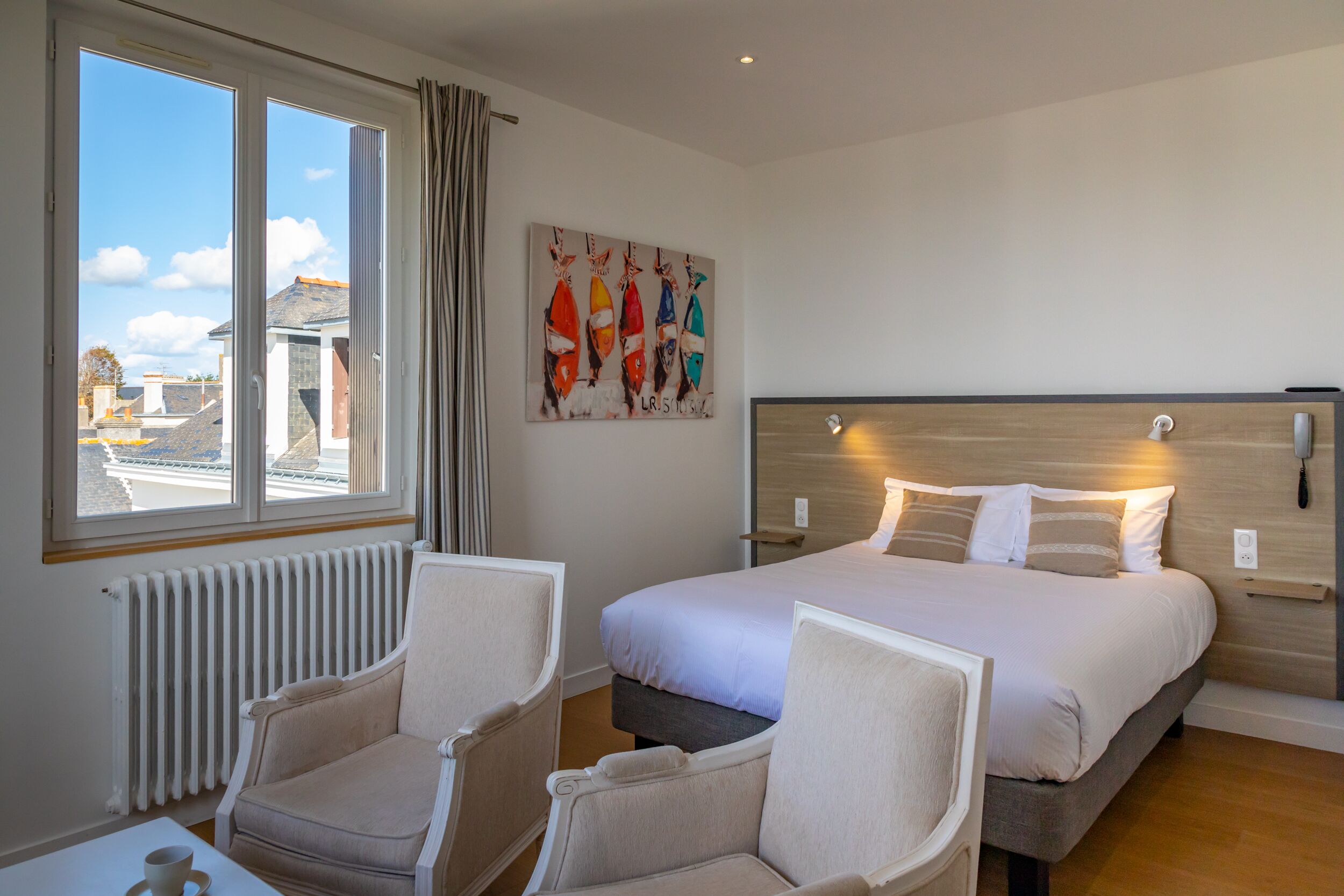 Junior Suite, Sea View | Premium bedding, desk, free WiFi, bed sheets