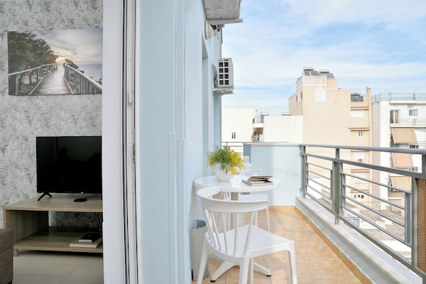 Deluxe Family Apartment | Blick vom Balkon