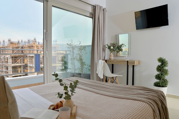 Maisonette with Acropolis View | Sengetøy i egyptisk bomull, sengetøy av topp kvalitet og dundyner