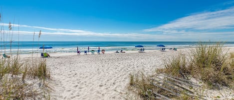 Accommodatie ligt op het strand