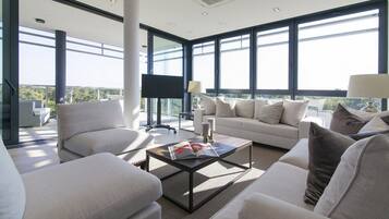 Presidential Apartment | 1 bedroom, iron/ironing board, free WiFi, bed sheets