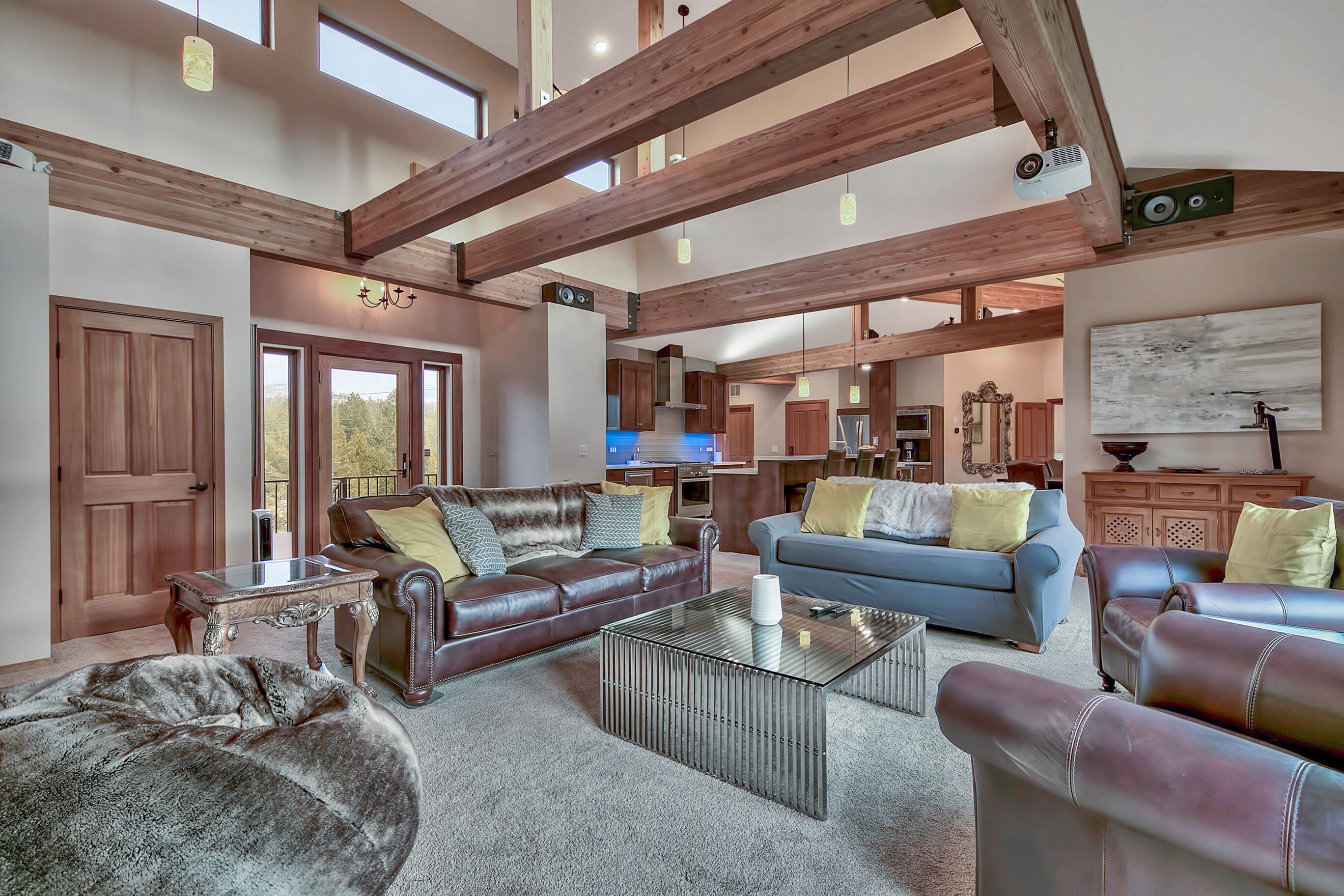 TV, fireplace, DVD player, offices