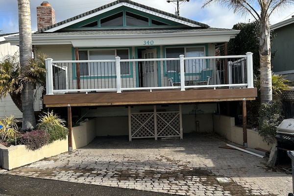 Front of House with Deck