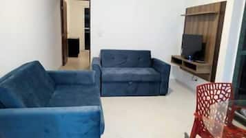 Apartamento | Área de estar | TV de tela plana