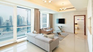 公寓, 2 間臥室 | 埃及棉床單、高級寢具、羽絨被、記憶床墊