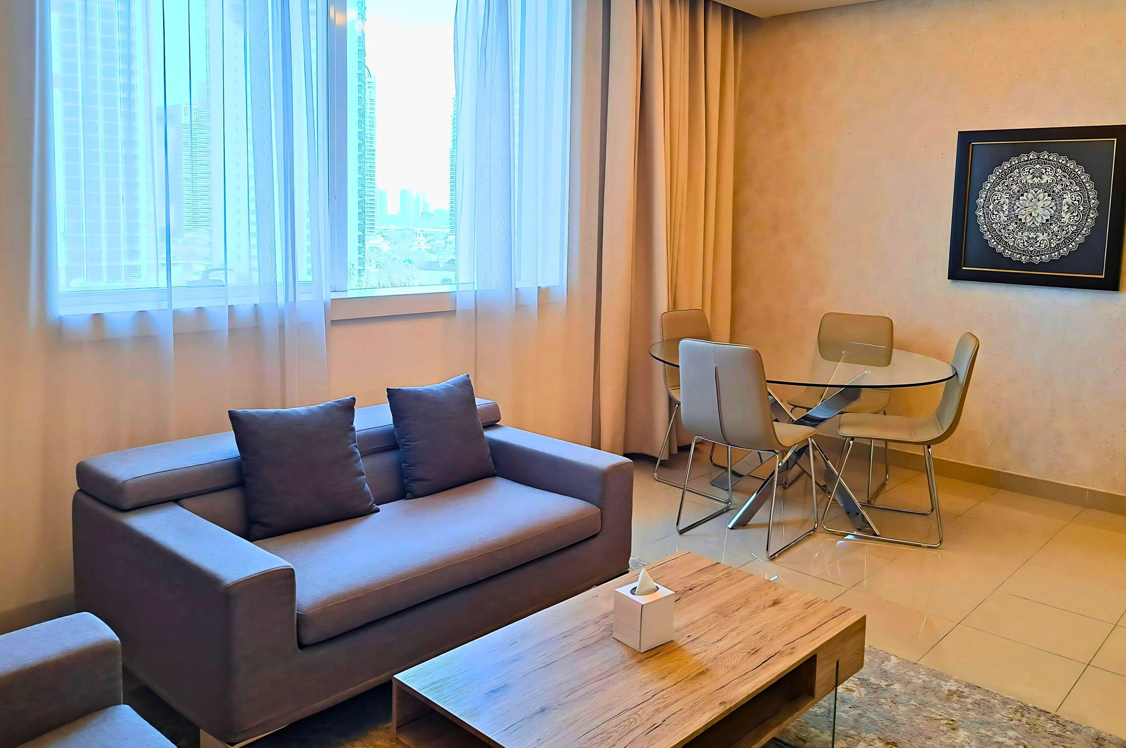 Executive City One Bedroom | Living area