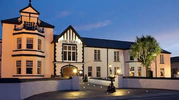 Front of property – evening/night