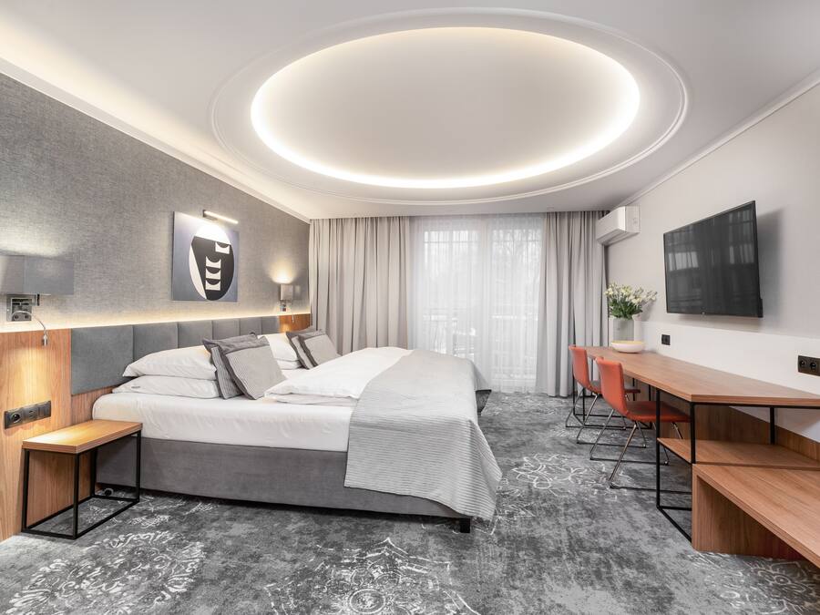 Deluxe Studio (Claude Monet) | Living area | Flat-screen TV