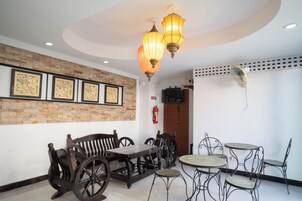 Sala de estar en el lobby