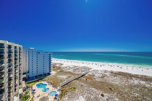 Accommodatie ligt op het strand