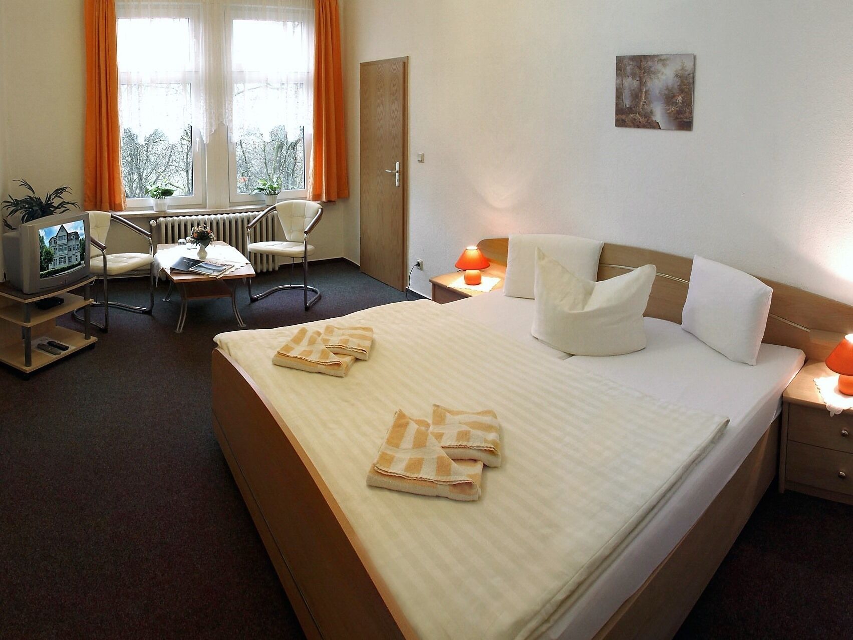 Chambre Double Standard, salle de bains attenante