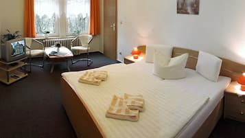 Standaard tweepersoonskamer, en-suite badkamer