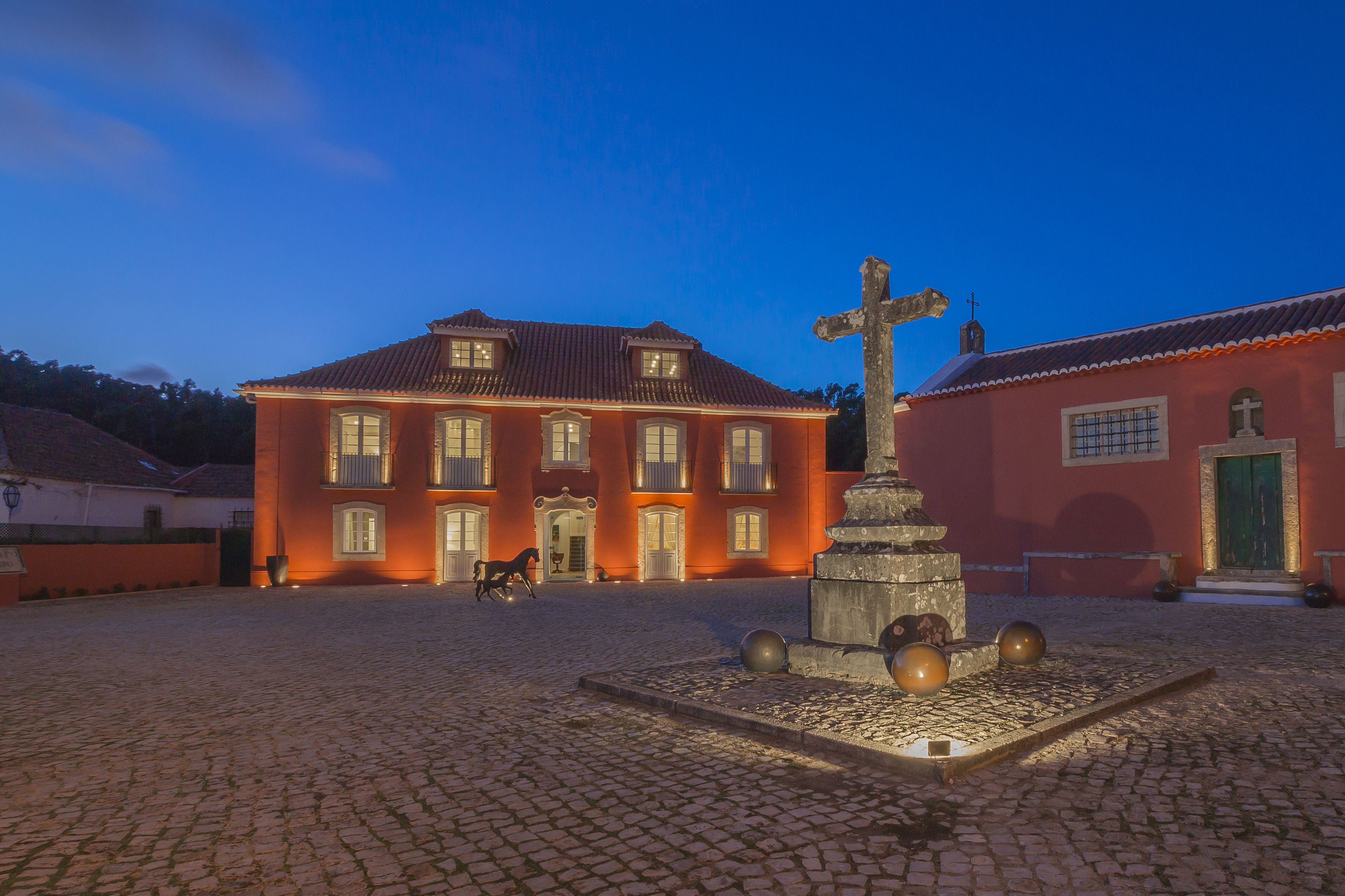 front of property – evening/night