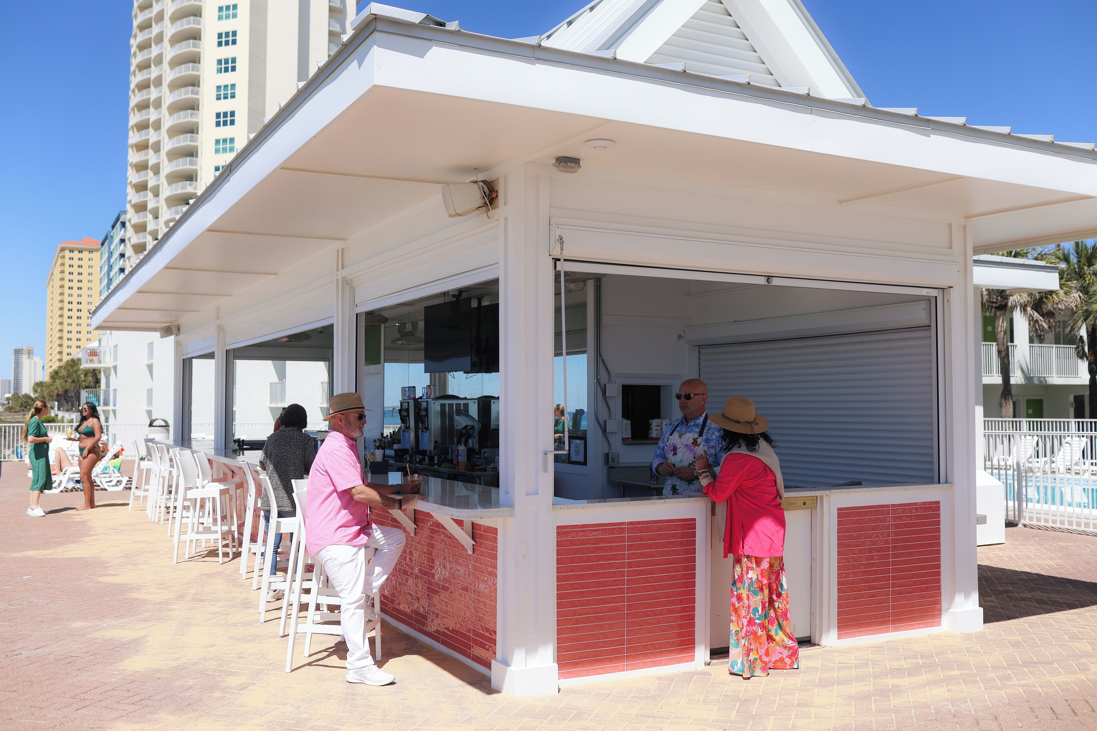 Beach views, open daily